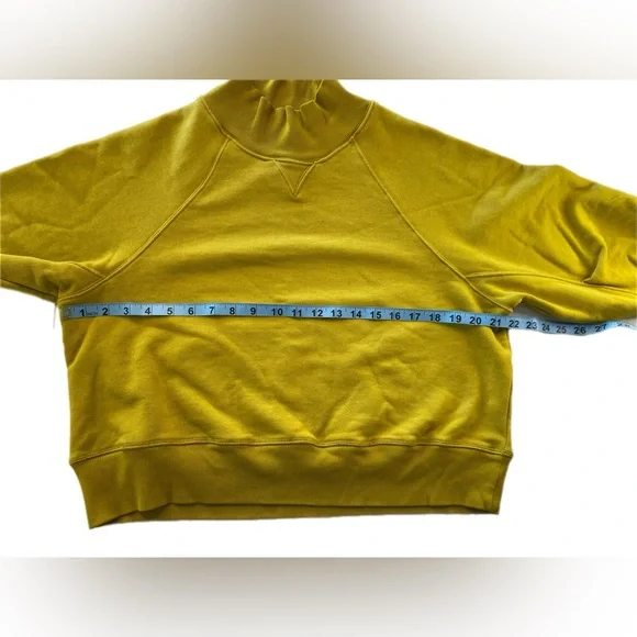 FP Movement Mustard Yellow High Neck Sweatshirt size M - Picture 2 of 9